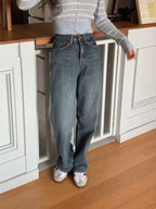 【🩶Spring/Summer Must-Have】Wide Fit Washed Jeans