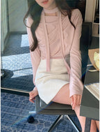 【🩰Ballet Core】Drape Shirring Tie Set