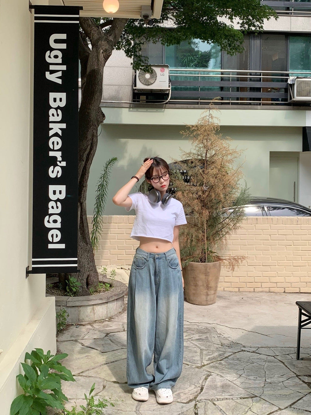 [Summer Fabric] Fresh Pintuck Wide Denim