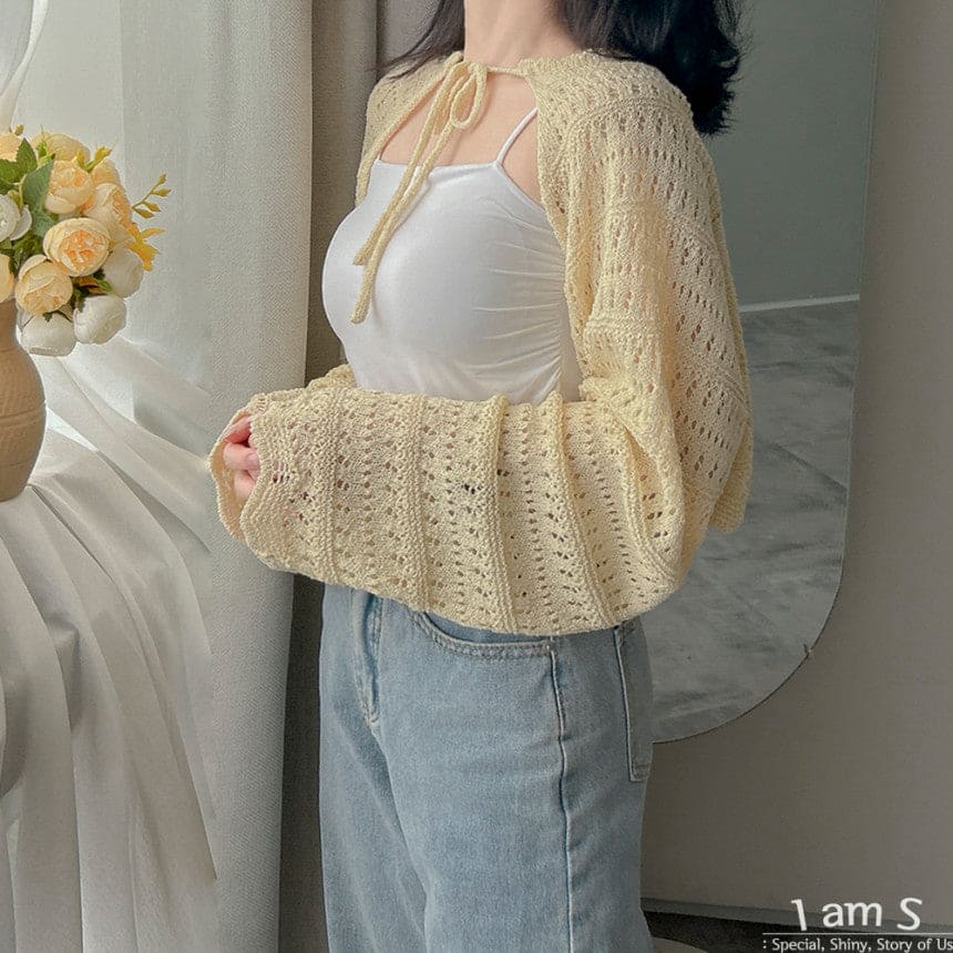 【🥨A Timeless Classic】Jelly Wave Knit Bolero 