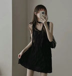 【Sweet and Girlish】Ruffled Dress Set
