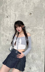 Y2K Denim Cargo Skirts 