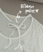 【🖤甜酷點綴】Dot Choker Top