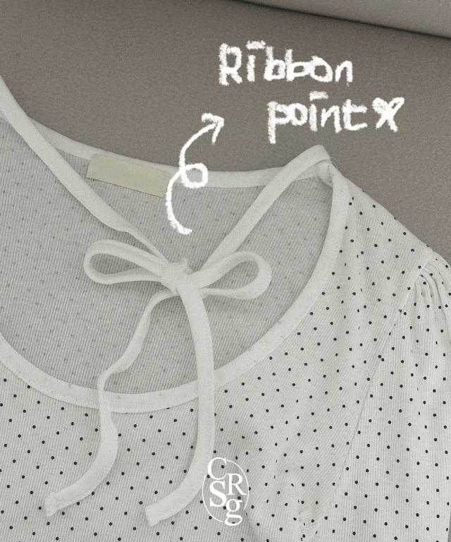 【🖤甜酷點綴】Dot Choker Top