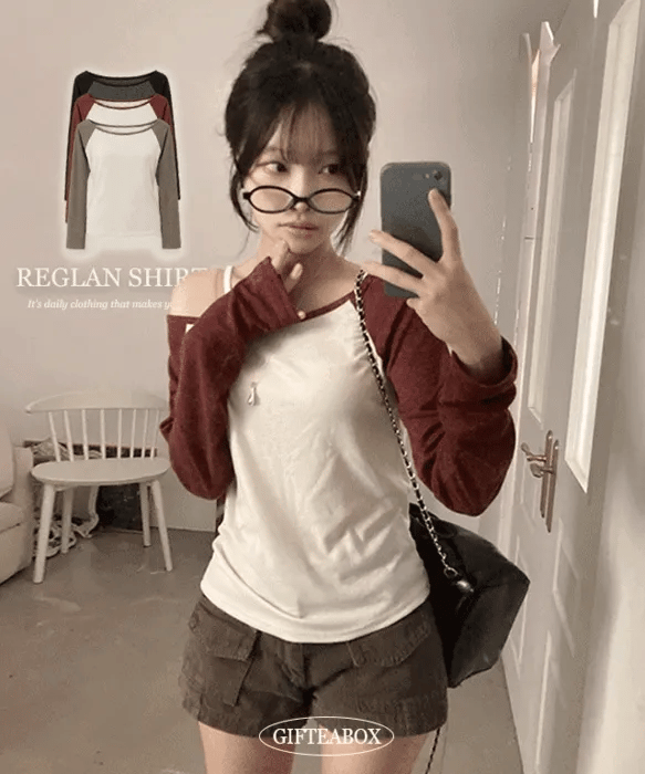 【慵懶百搭】Raglan Loose Fit Tee