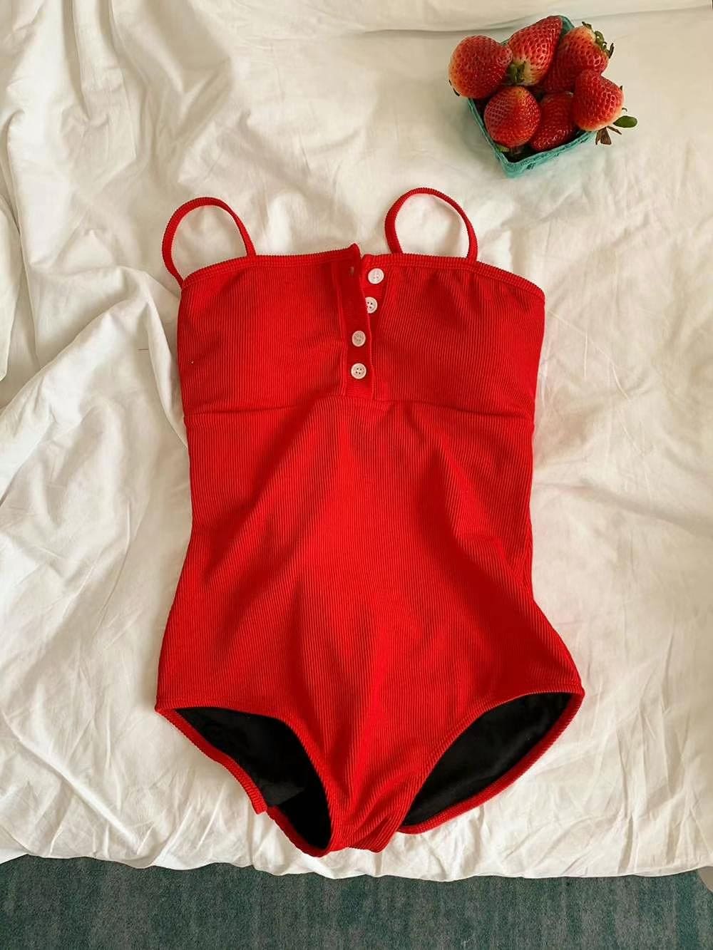 【🍒簡約入門】New Button Monokini