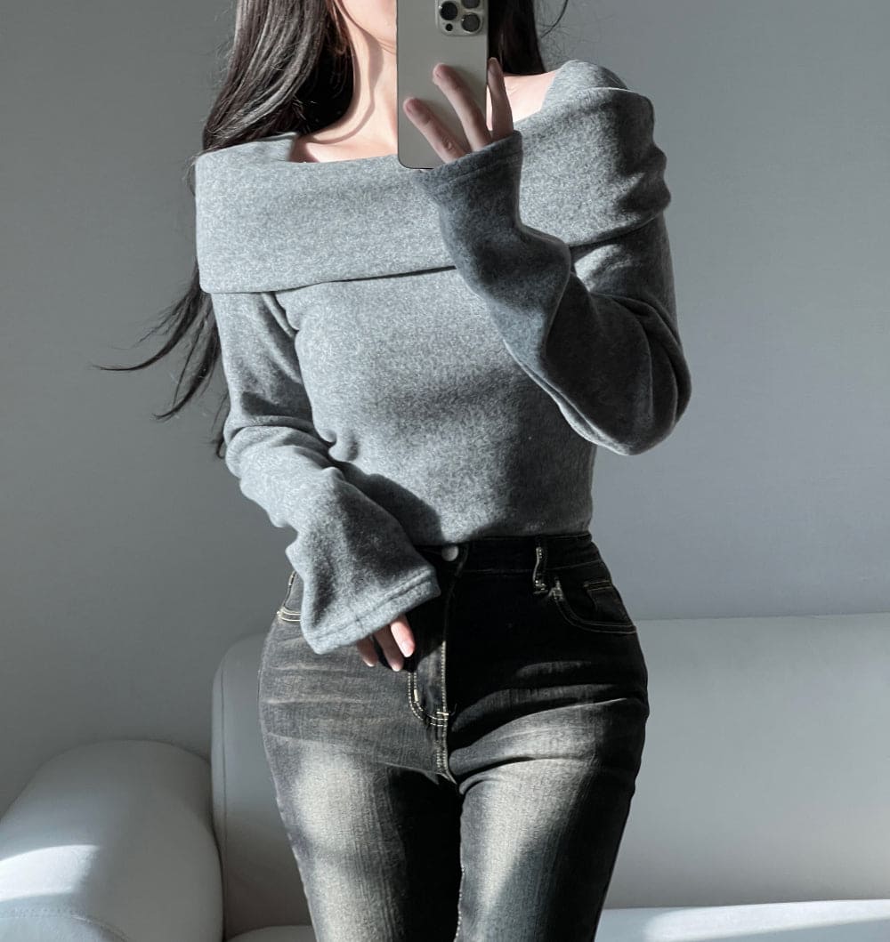 【🥂Date Picks】Square Fleece Top 