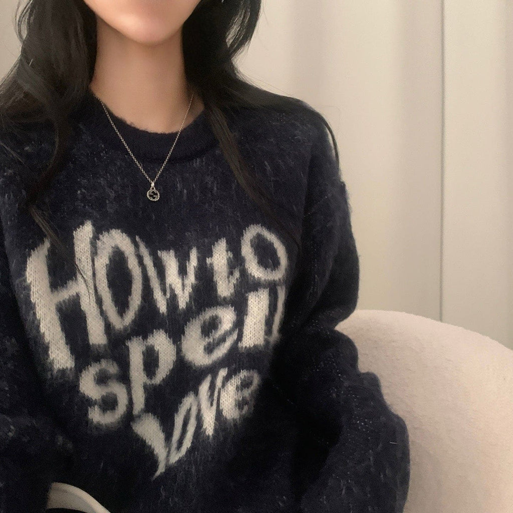 【柔軟厚實】How To Spell Love Knit