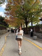 【🍁秋意濃濃】Ribbon Mini Skirt