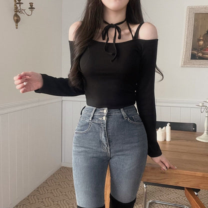 String Off Shoulder Top