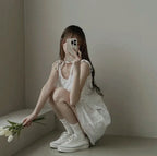 【Sweet and Girlish】Ruffled Dress Set