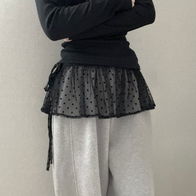 【韓國大熱】Cancan Wrap Skirt