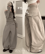 【神褲系列】Pocket Curved Pants