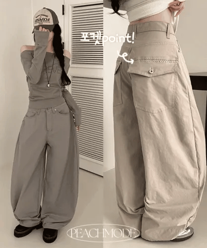 【神褲系列】Pocket Curved Pants