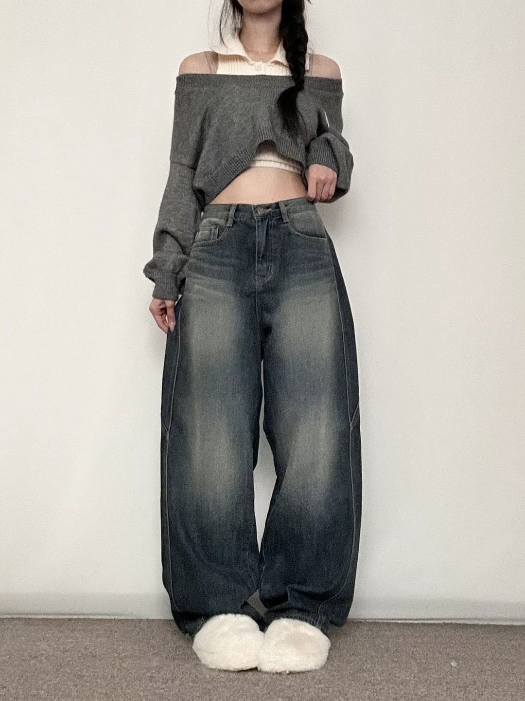 【y2k vintage】Washing Denim Pants