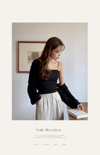 【+5°C HEAT🌡】Thin Fleece Comfy Bra Top (with padding)