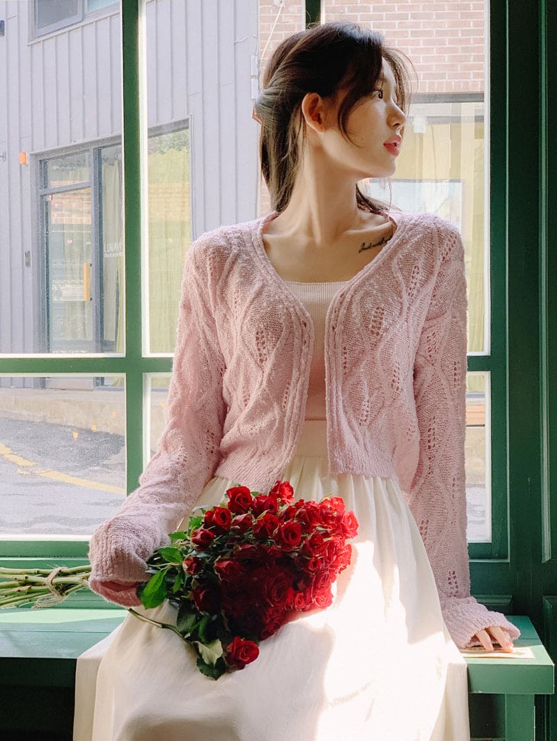 斯文簡約針織開衫