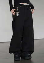 【🖤daily】Balloon Star Cotton Pants 