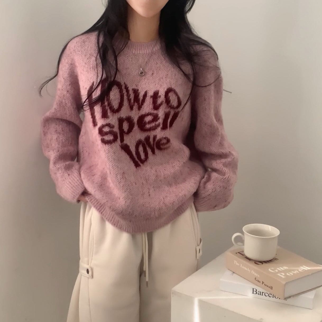 【柔軟厚實】How To Spell Love Knit