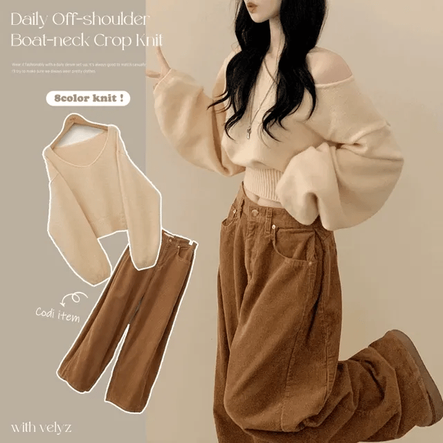 【時尚單品】Balloon Slim Waist Knit