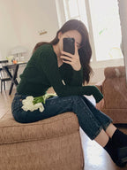 【🌷Soft】Pretzel Cable U-Neck Knit