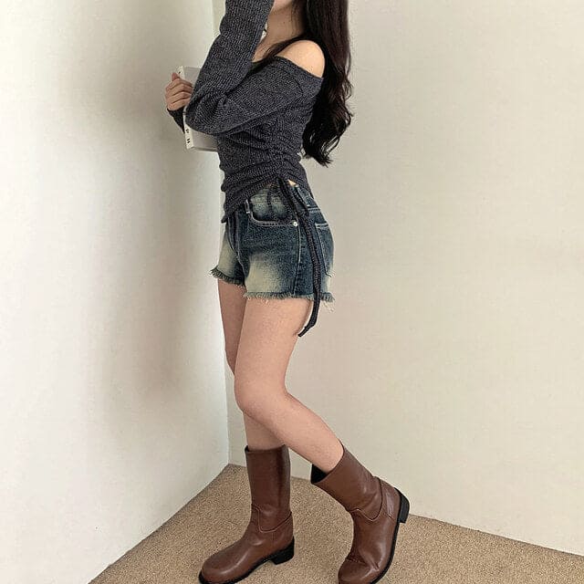 【🍂y2k autumn】Unbalanced Charm Knit 
