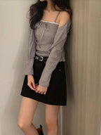 【🩰Ballet Core】Ribbon Lace Cardigan Set 