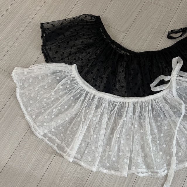 [Trending in South Korea] Cancan Wrap Skirt