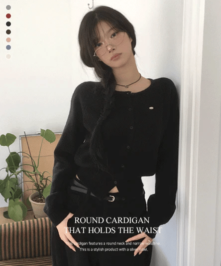 【🩶Daily】Label Cardigan 