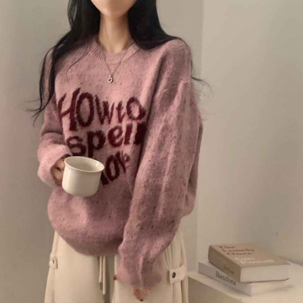 【柔軟厚實】How To Spell Love Knit