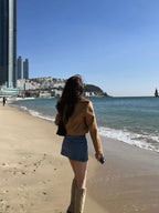 High-quality slim-fit short jacket