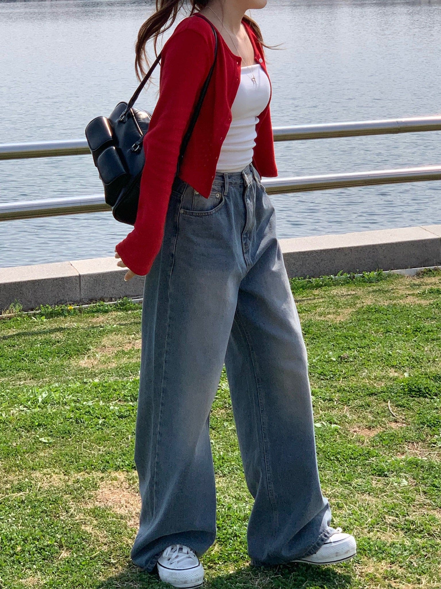 【Y2K Vibe】Cool Wide Jeans