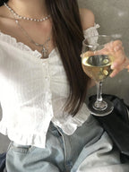 【☁️浪漫初夏】Liz Punching Blouse