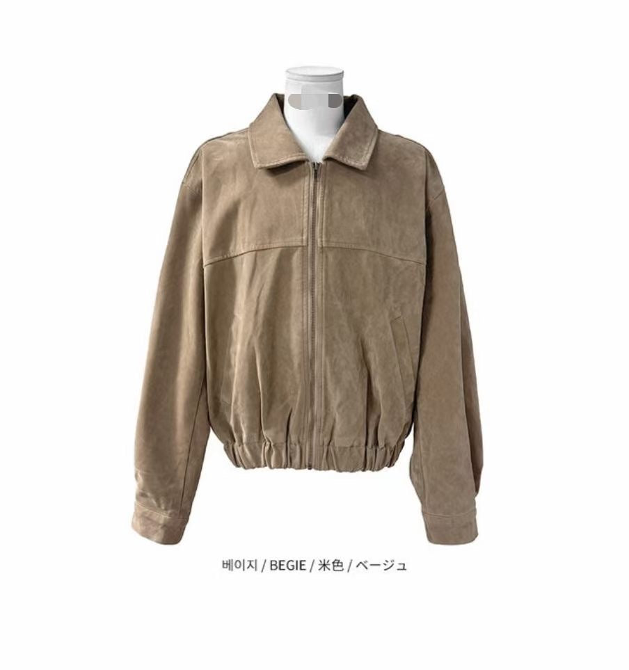 【🤎柔軟麂皮】Jumper Jacket