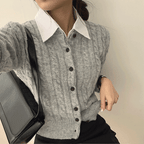 Extremely comfortable cable knit cardigan 