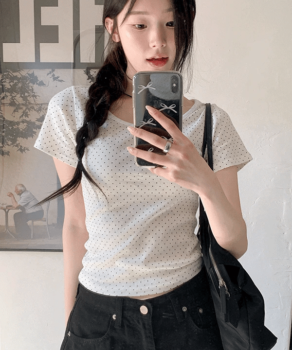 【韓系日常】Dot Point Tee