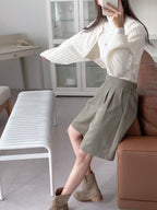 【Sweet and Cute】Lizzy Knit Bolero 