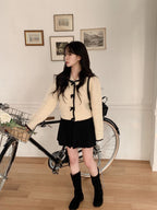 Thick pleated skirt for autumn and winter