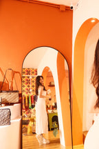 Ruffled camisole maxi dress