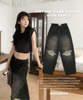 【OOTJ】Vintage Damaged Jeans