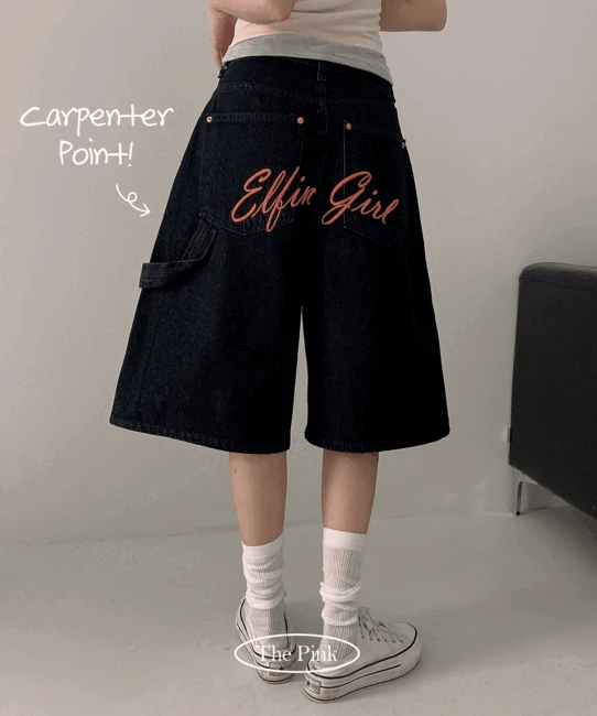 【神褲系列】Elfie Bermuda Denim Shorts
