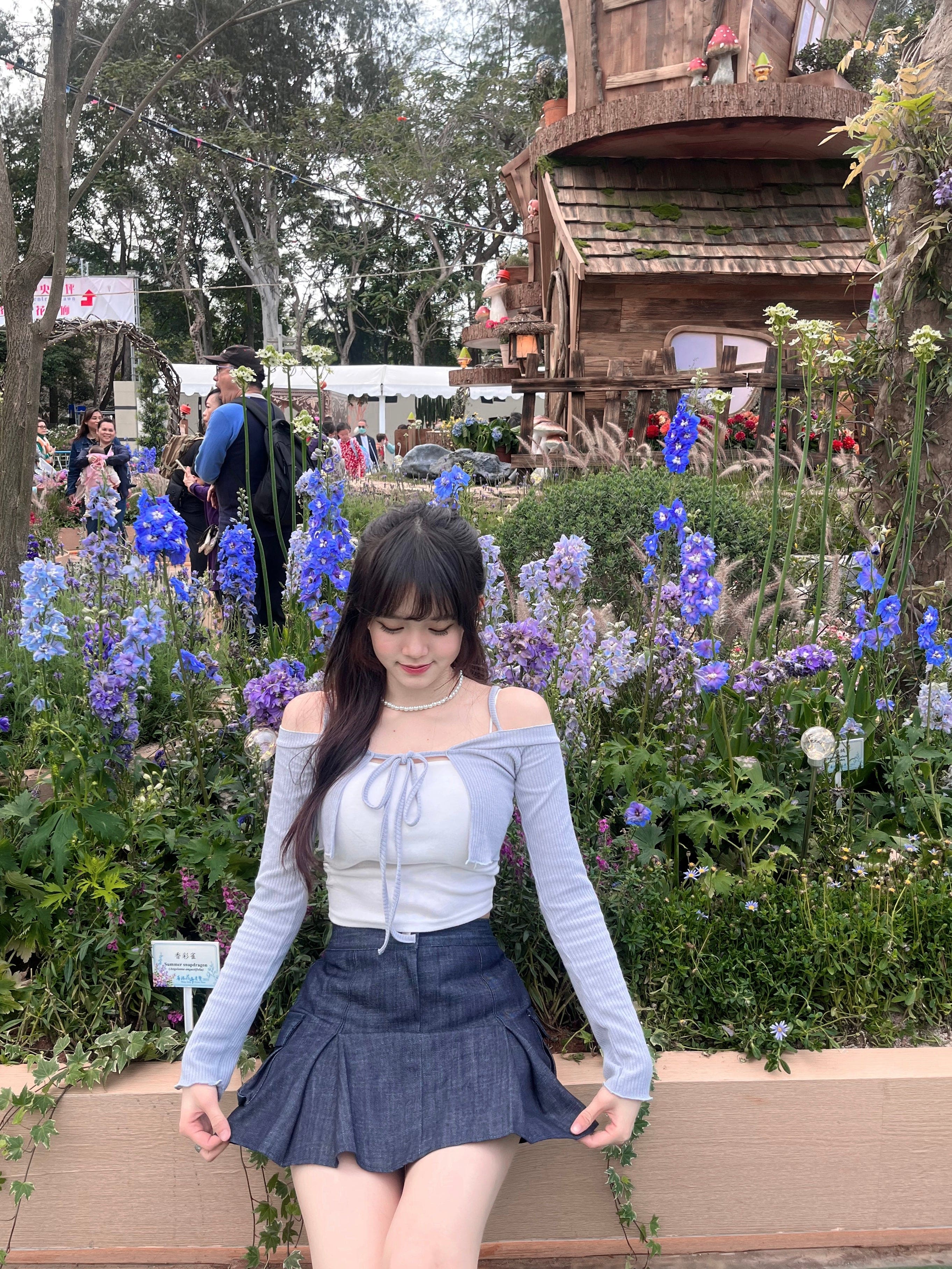 Y2K Denim Cargo Skirts 