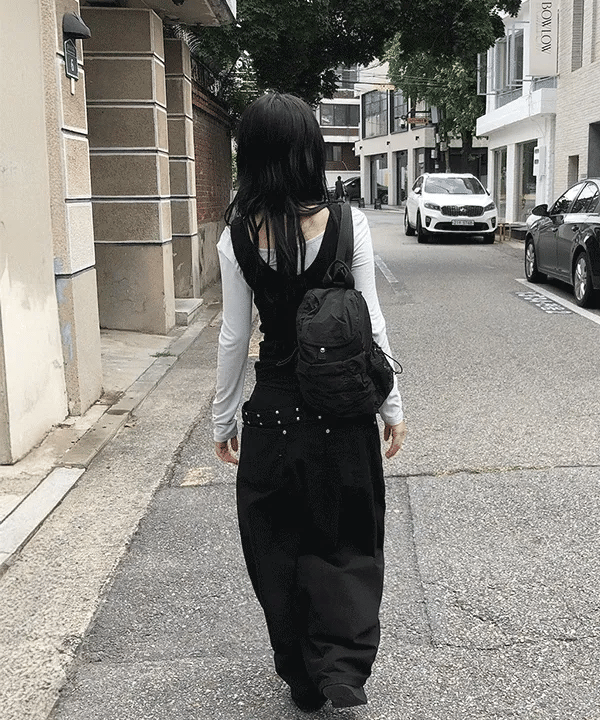 【彎刀神褲】Back Belt Pants