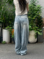 【Summer Fabric】Dear Wide Jeans