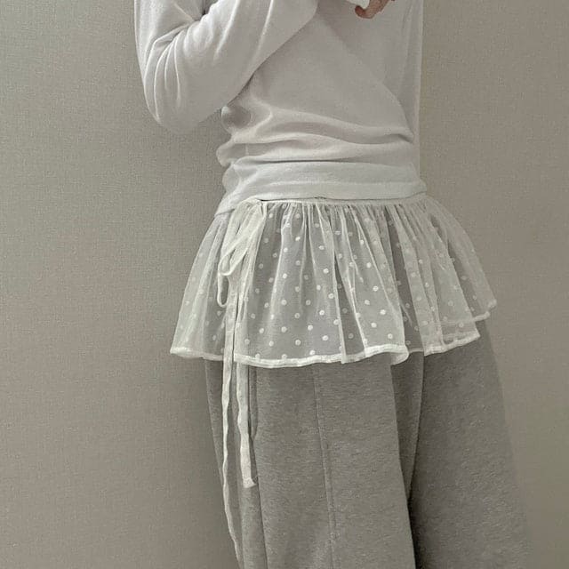 【韓國大熱】Cancan Wrap Skirt