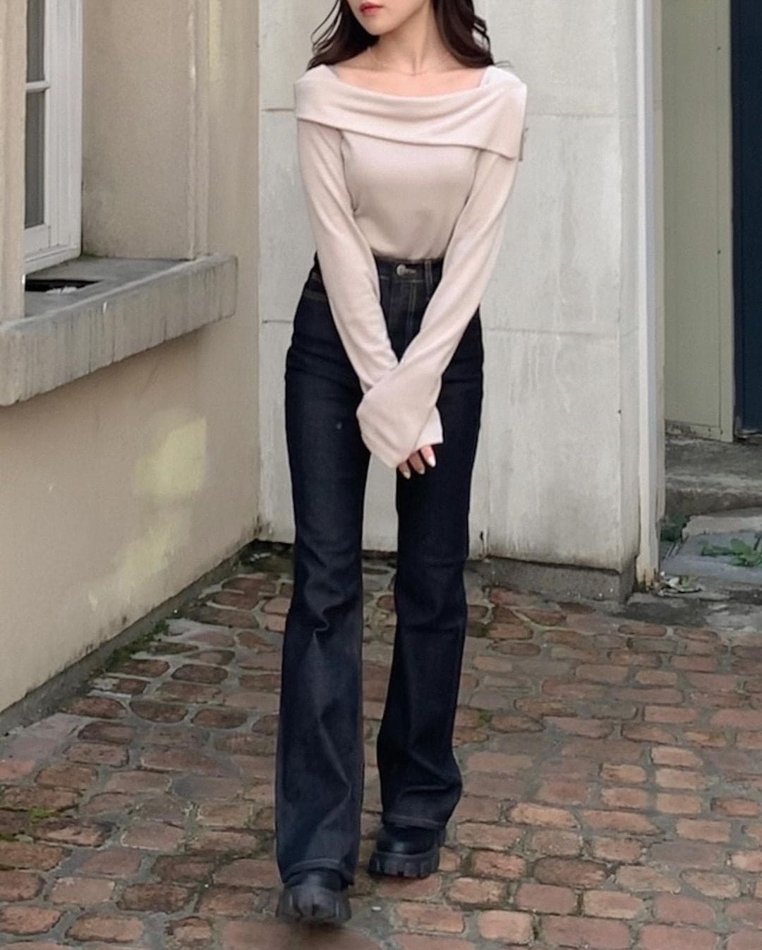 Winter First Love Off Shoulder Top