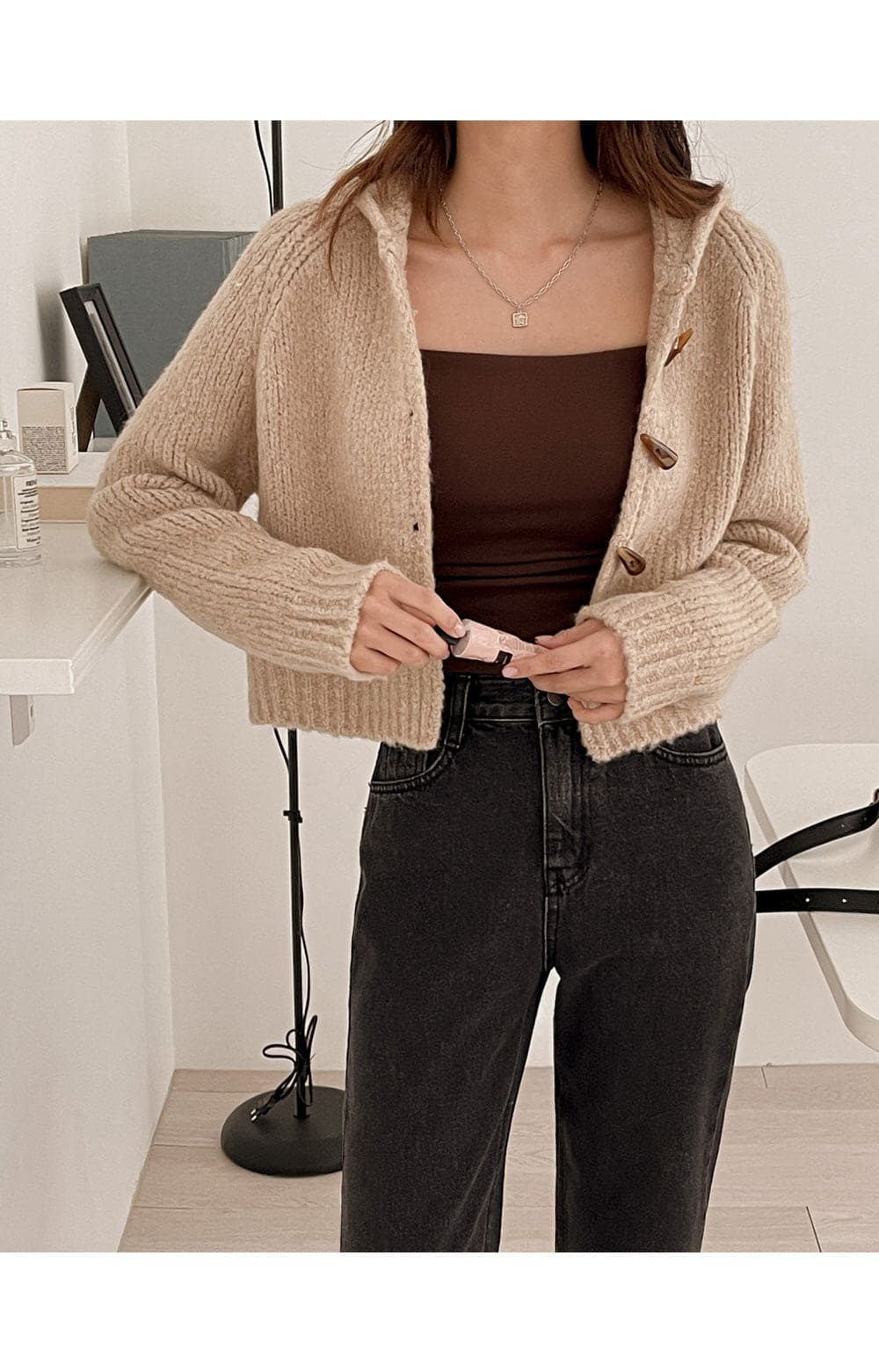 【+5°C HEAT🌡】Thin Fleece Comfy Bra Top (with padding)