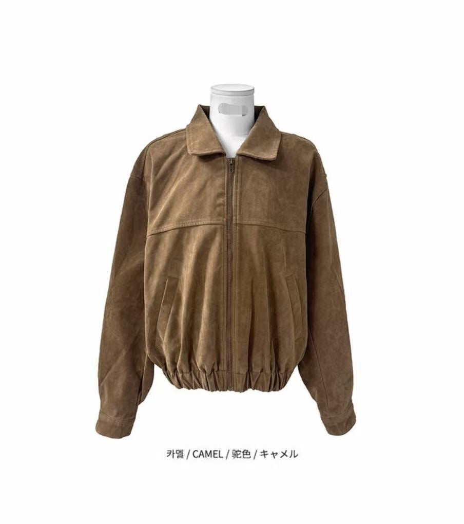 【🤎柔軟麂皮】Jumper Jacket