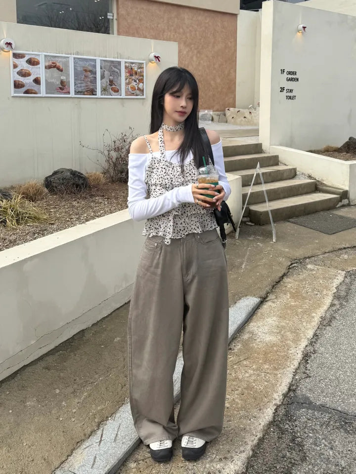 【🤎Summer Charm】Leopard Frill Set 