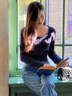 【🌷Soft】Pretzel Cable U-Neck Knit